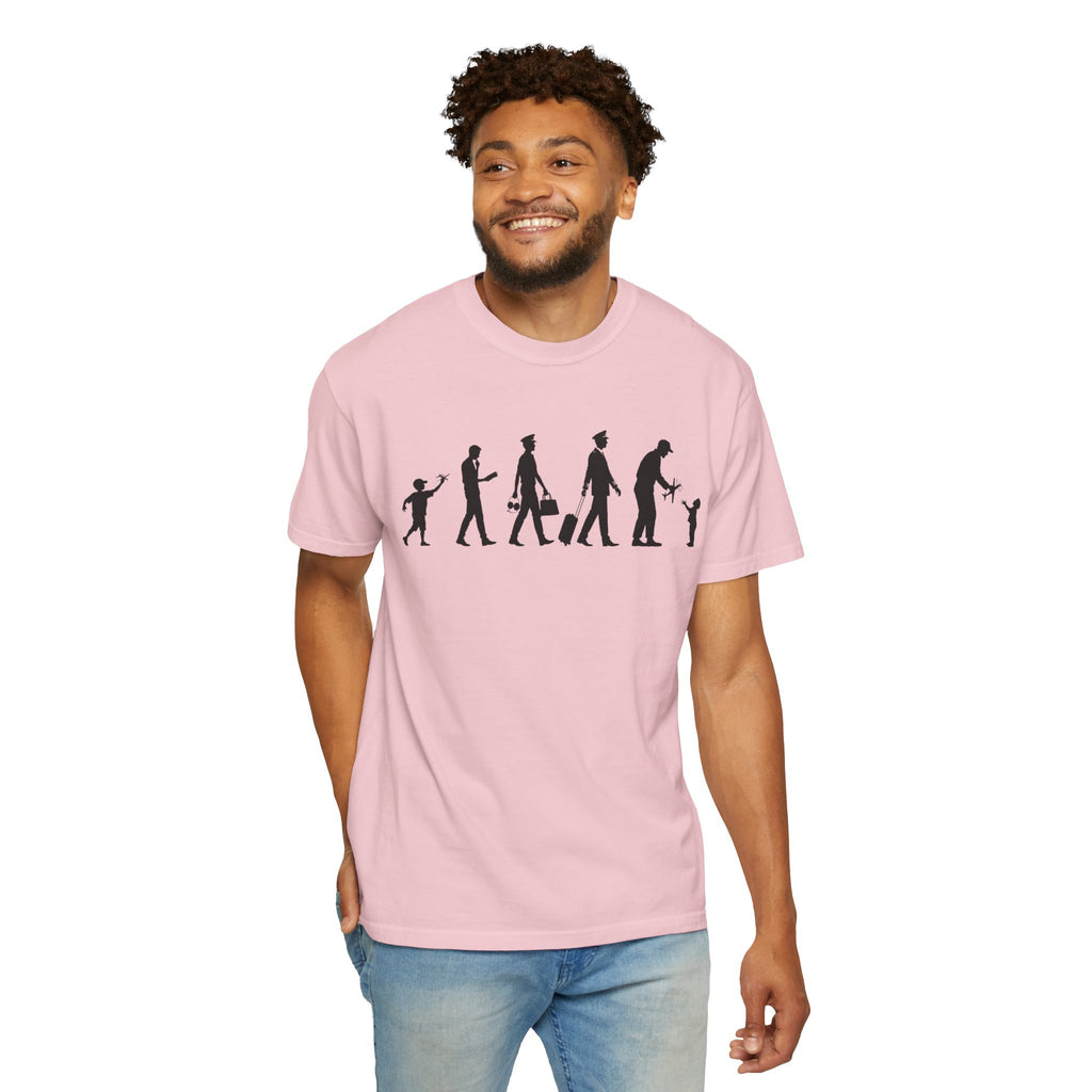 Pilot Evolution T-Shirt — Pilot Lifecycle Silhouette Tee