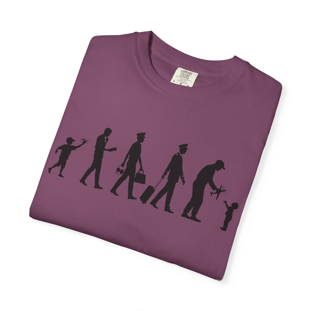 Pilot Evolution T-Shirt — Pilot Lifecycle Silhouette Tee