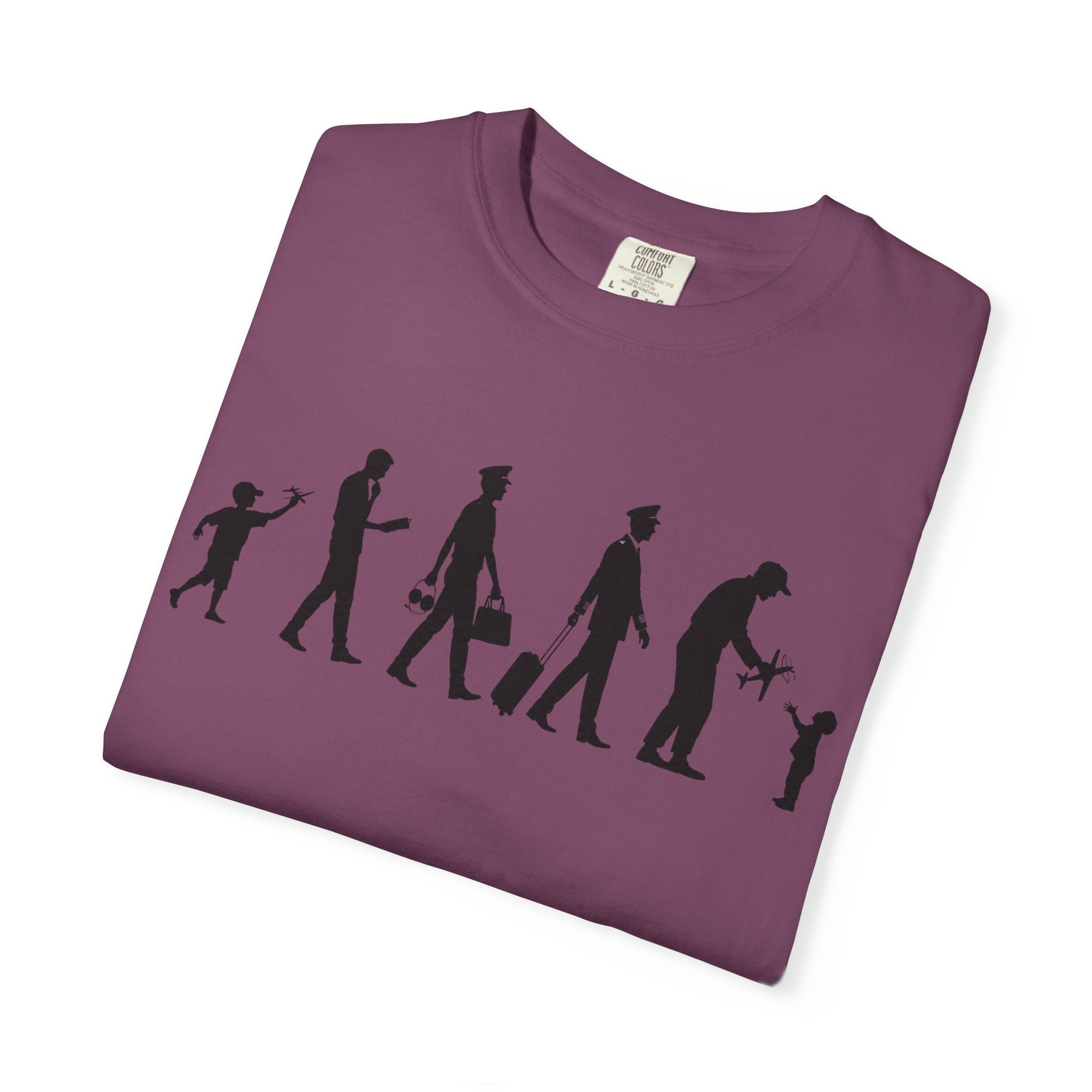 Pilot Evolution T-Shirt — Pilot Lifecycle Silhouette Tee