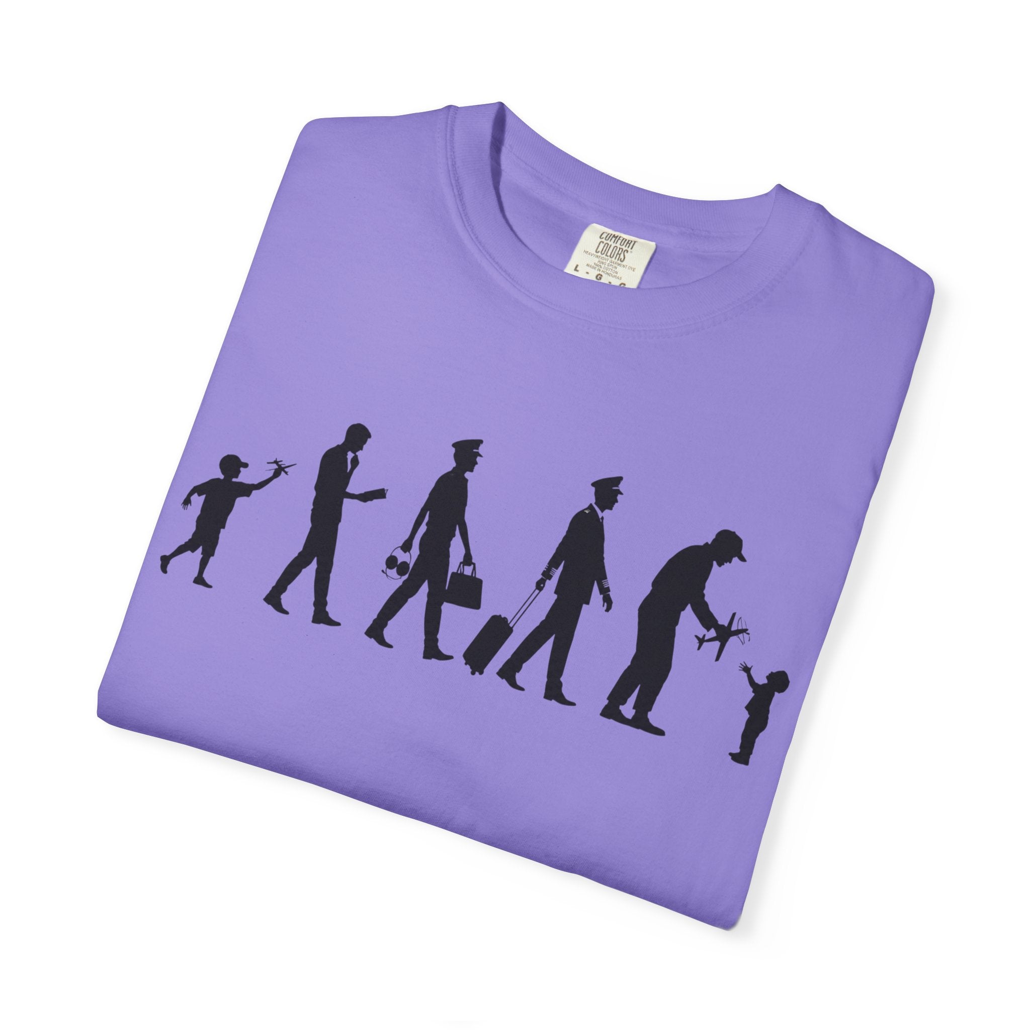 Pilot Evolution T-Shirt — Pilot Lifecycle Silhouette Tee