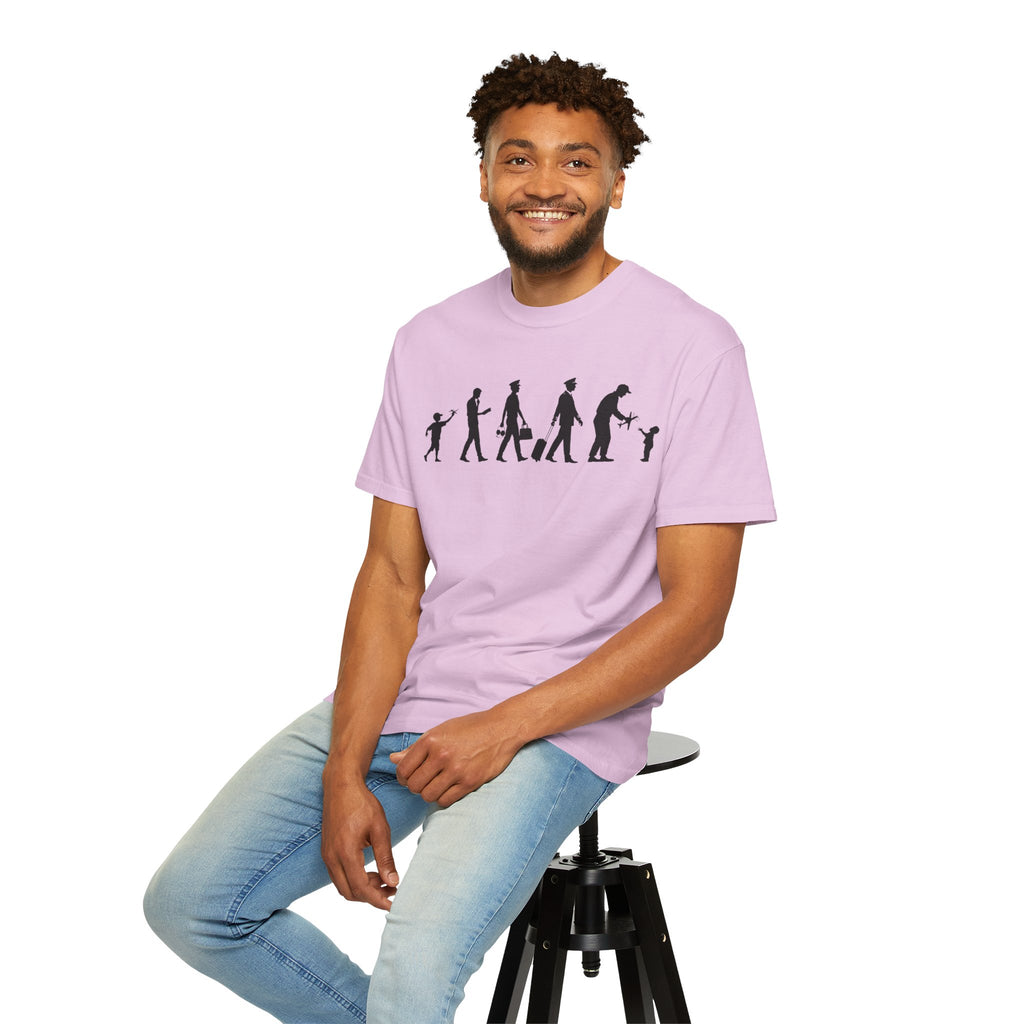 Pilot Evolution T-Shirt — Pilot Lifecycle Silhouette Tee