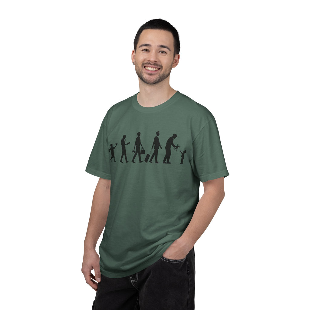 Pilot Evolution T-Shirt — Pilot Lifecycle Silhouette Tee