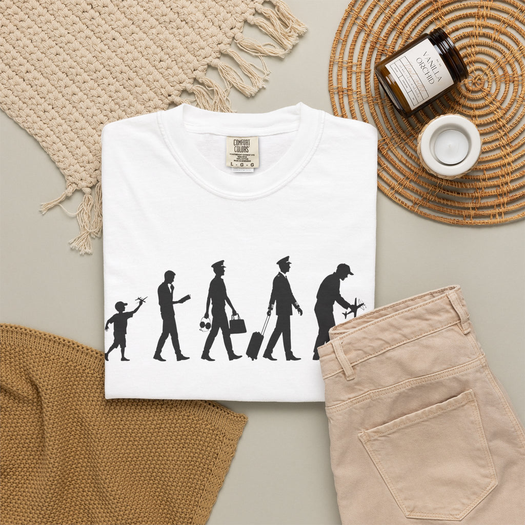Pilot Evolution T-Shirt — Pilot Lifecycle Silhouette Tee