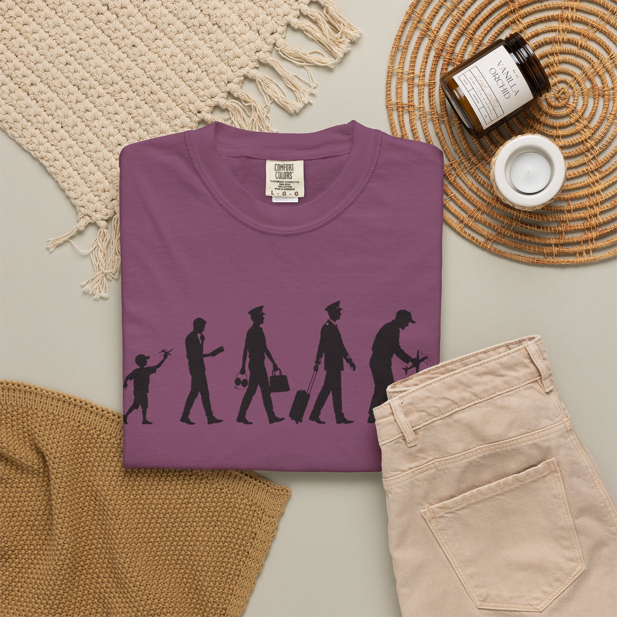 Pilot Evolution T-Shirt — Pilot Lifecycle Silhouette Tee