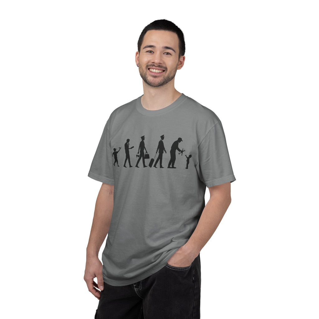 Pilot Evolution T-Shirt — Pilot Lifecycle Silhouette Tee