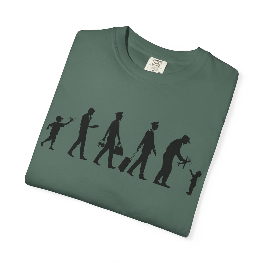 Pilot Evolution T-Shirt — Pilot Lifecycle Silhouette Tee