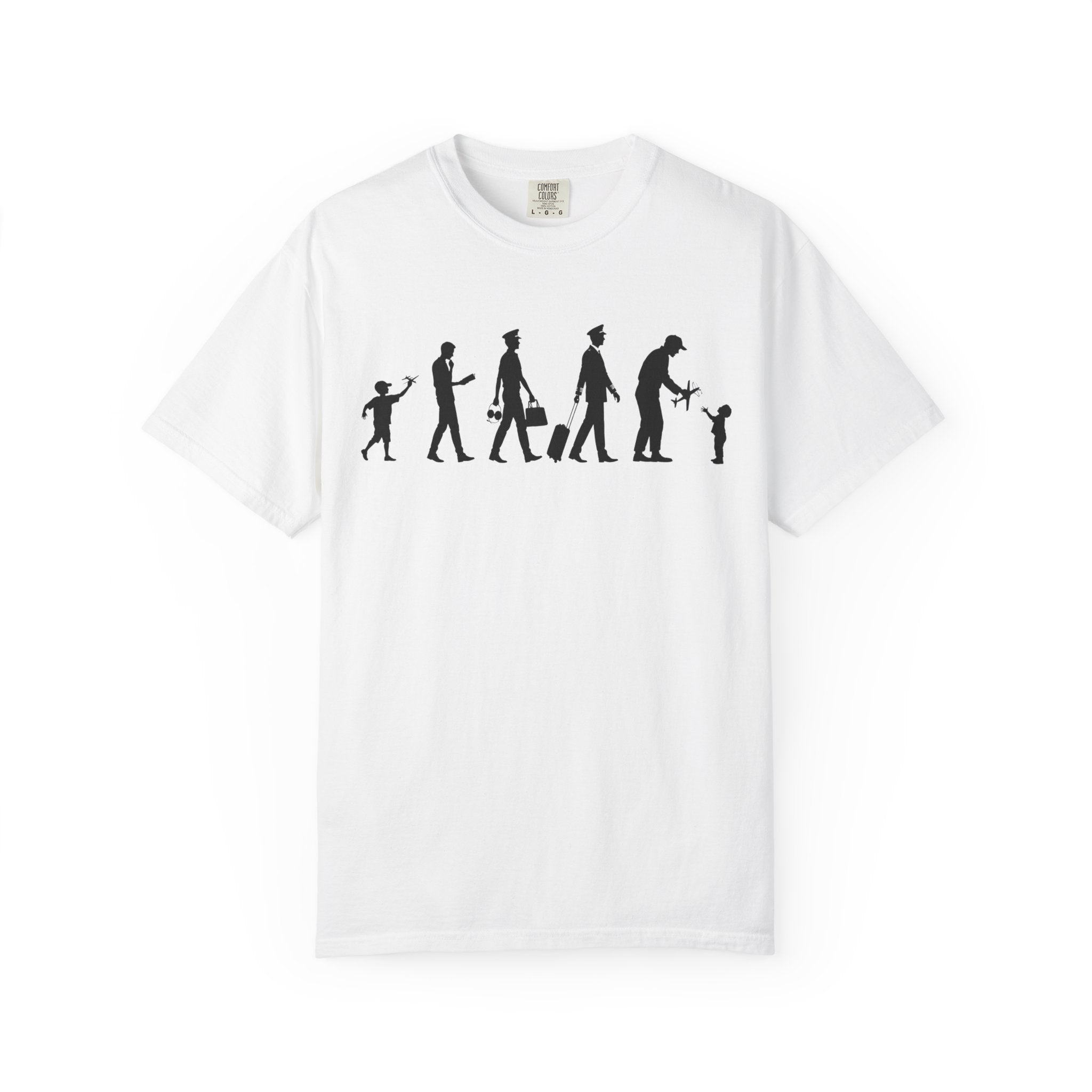 Pilot Evolution T-Shirt — Pilot Lifecycle Silhouette Tee