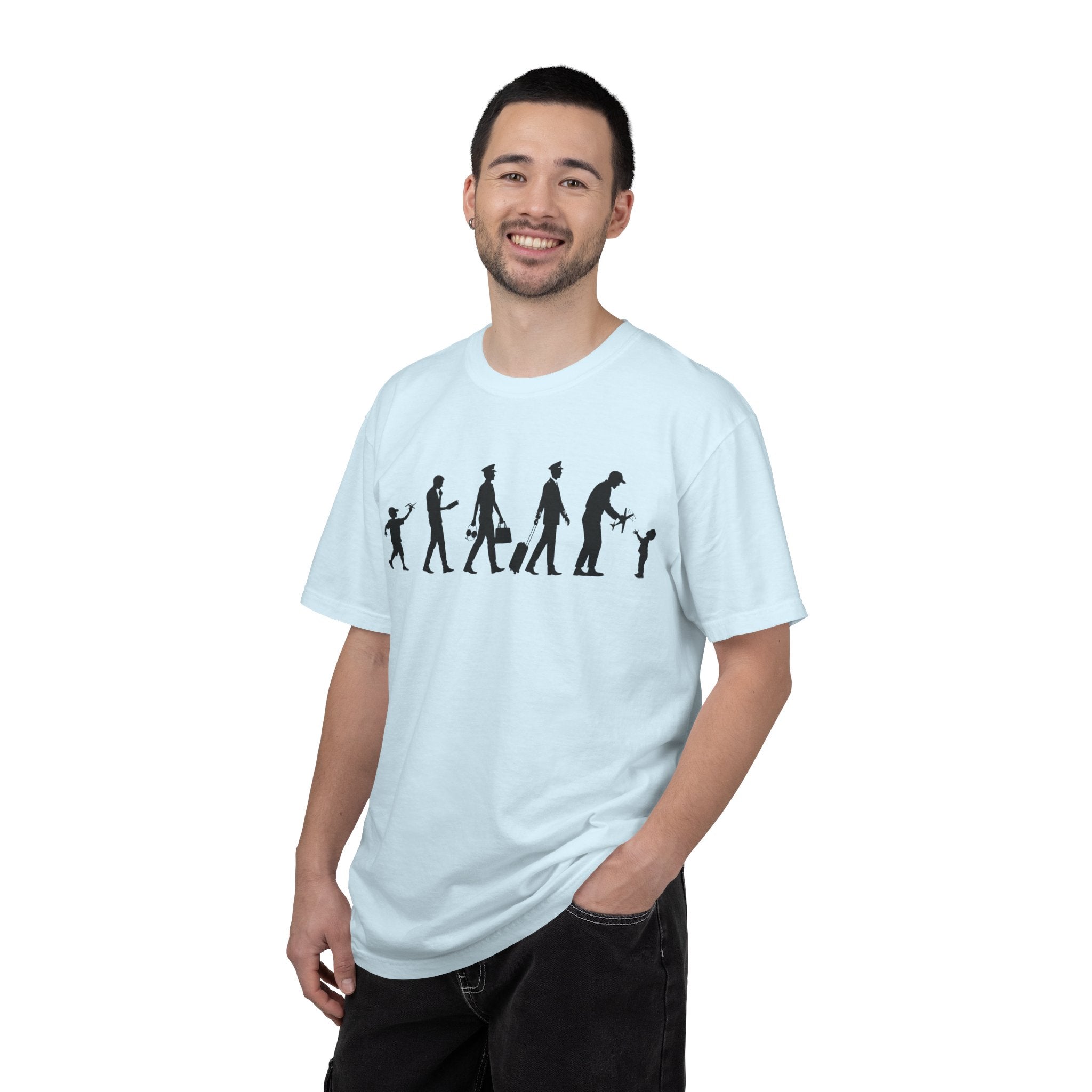Pilot Evolution T-Shirt — Pilot Lifecycle Silhouette Tee