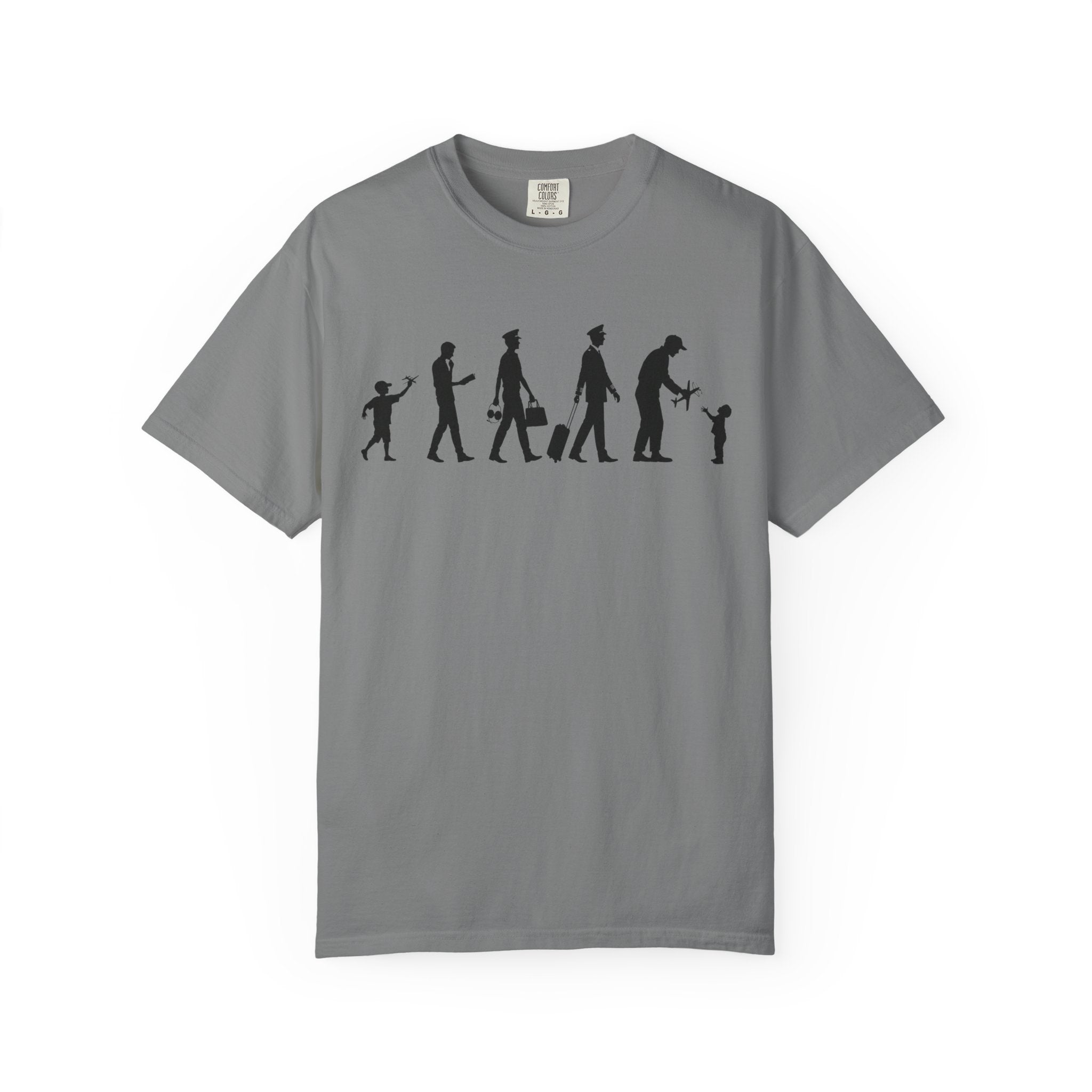 Pilot Evolution T-Shirt — Pilot Lifecycle Silhouette Tee