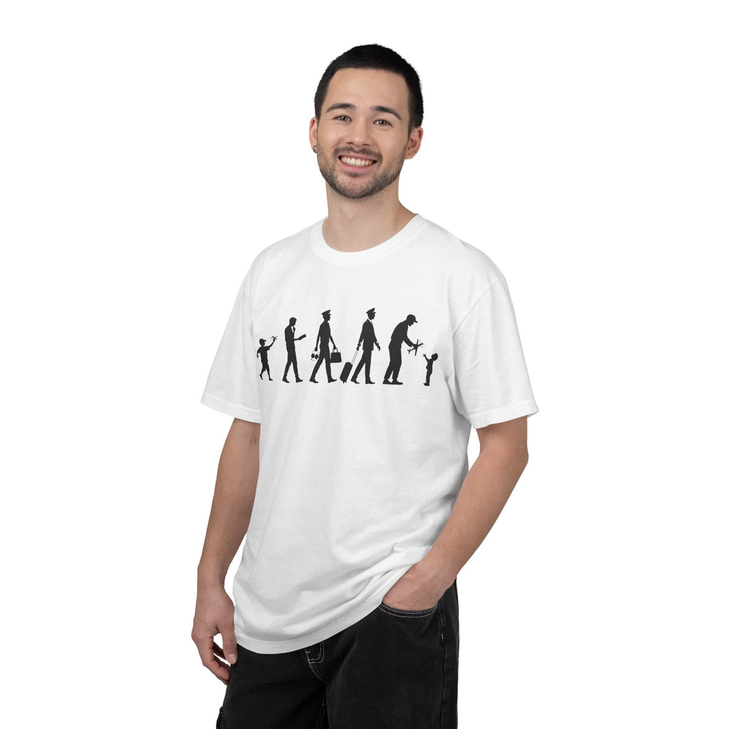 Pilot Evolution T-Shirt — Pilot Lifecycle Silhouette Tee