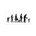 Pilot Evolution Bumper Sticker — Silhouette Pilot Life Sticker