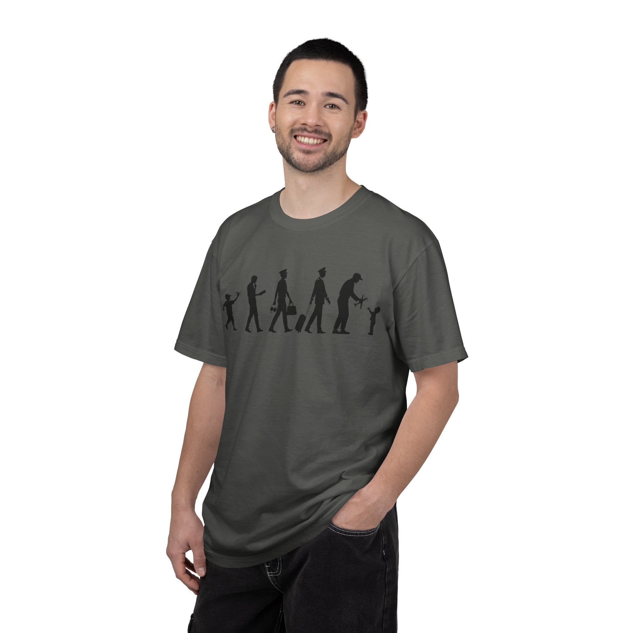 Pilot Evolution T-Shirt — Pilot Lifecycle Silhouette Tee