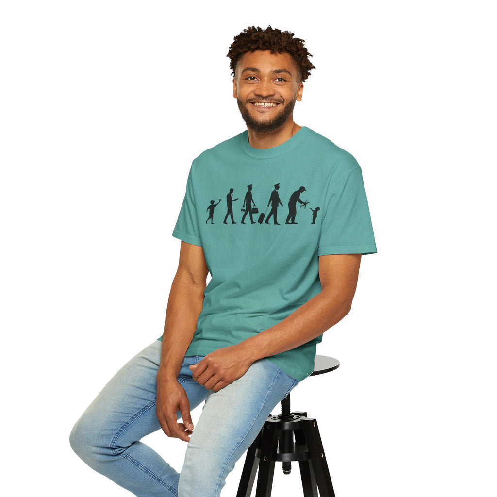Pilot Evolution T-Shirt — Pilot Lifecycle Silhouette Tee