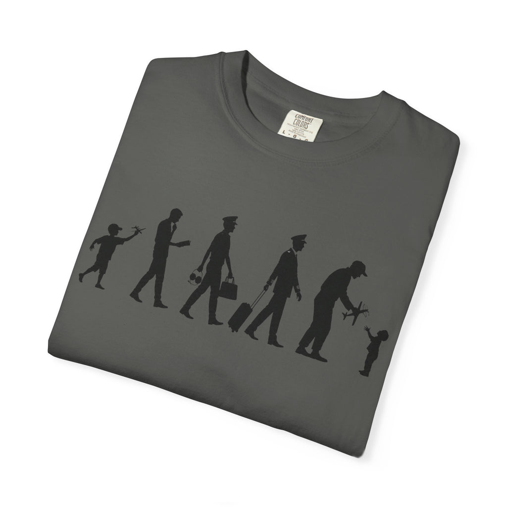 Pilot Evolution T-Shirt — Pilot Lifecycle Silhouette Tee
