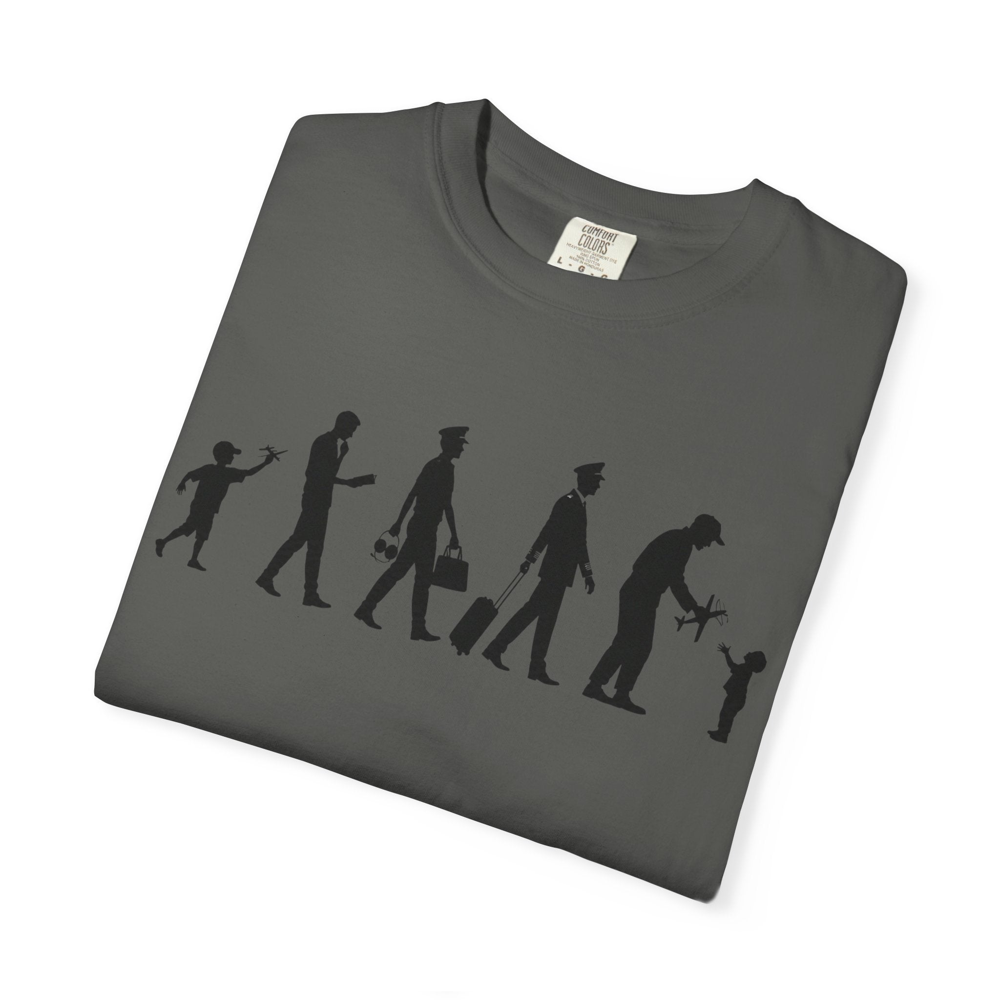 Pilot Evolution T-Shirt — Pilot Lifecycle Silhouette Tee