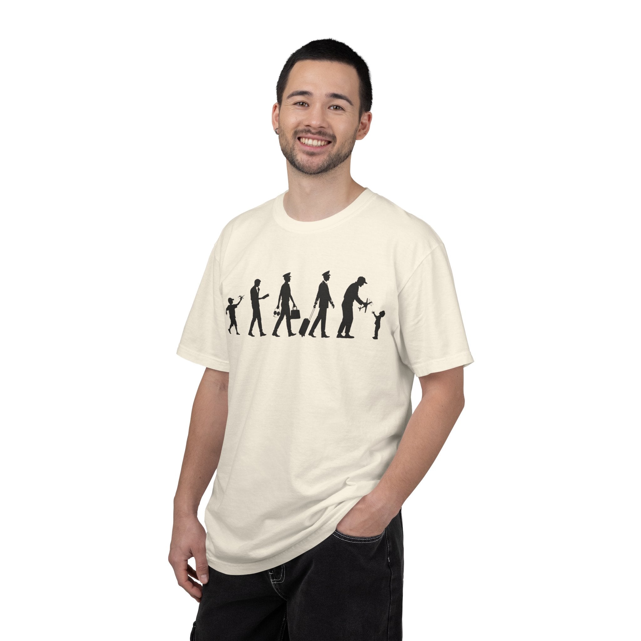 Pilot Evolution T-Shirt — Pilot Lifecycle Silhouette Tee