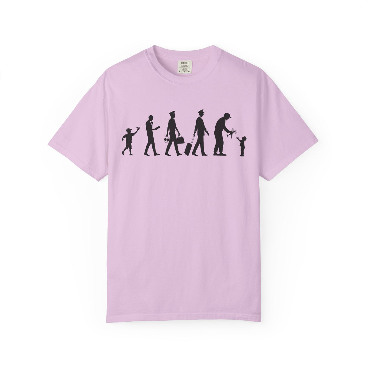 Pilot Evolution T-Shirt — Pilot Lifecycle Silhouette Tee