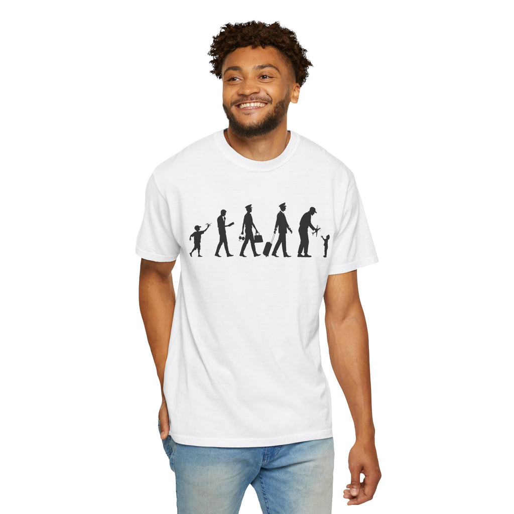 Pilot Evolution T-Shirt — Pilot Lifecycle Silhouette Tee