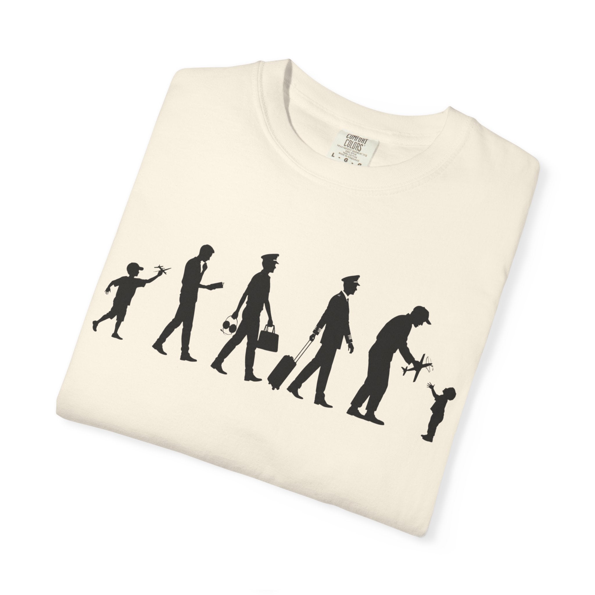 Pilot Evolution T-Shirt — Pilot Lifecycle Silhouette Tee