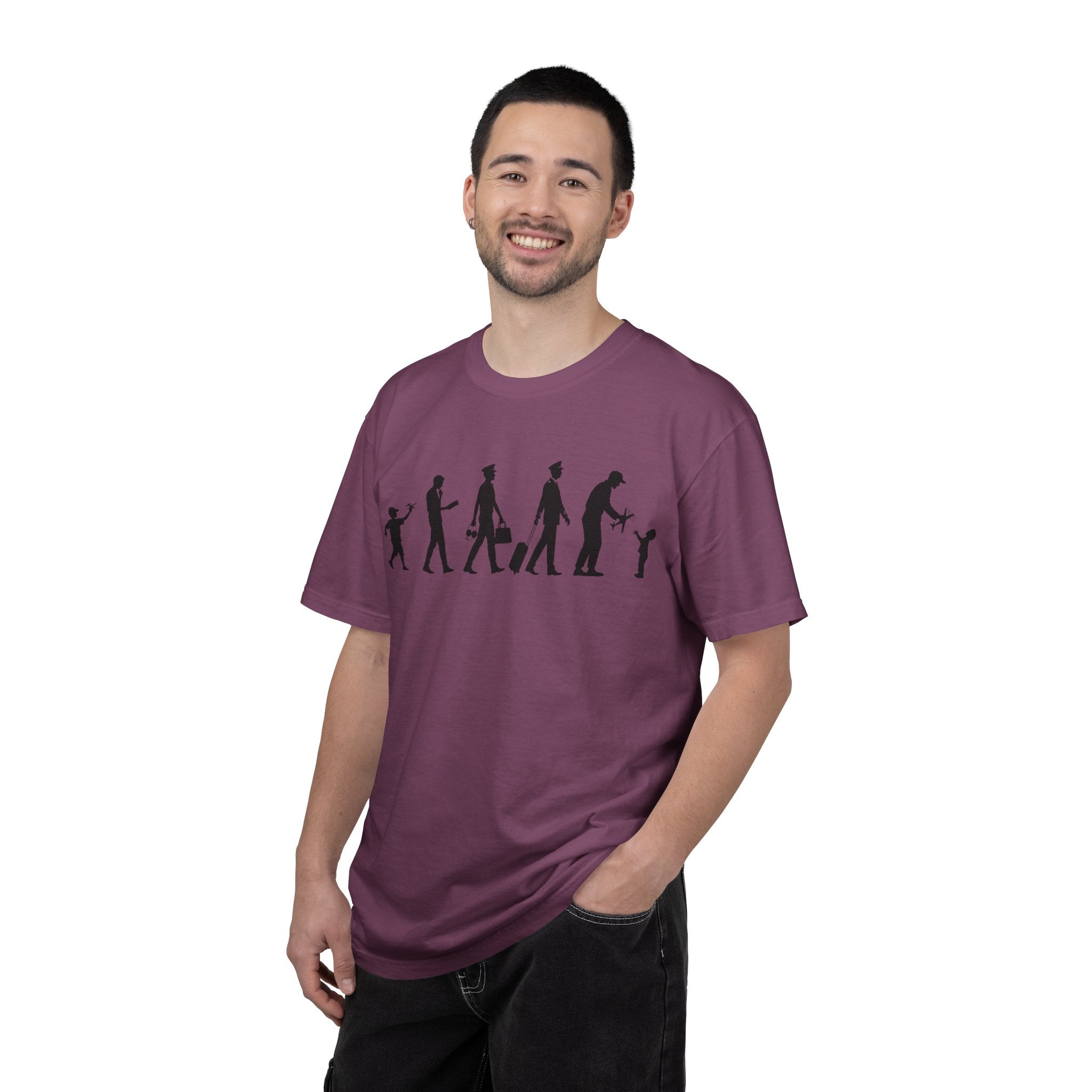 Pilot Evolution T-Shirt — Pilot Lifecycle Silhouette Tee