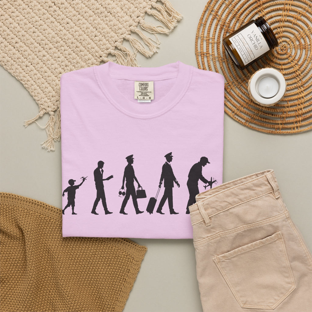 Pilot Evolution T-Shirt — Pilot Lifecycle Silhouette Tee