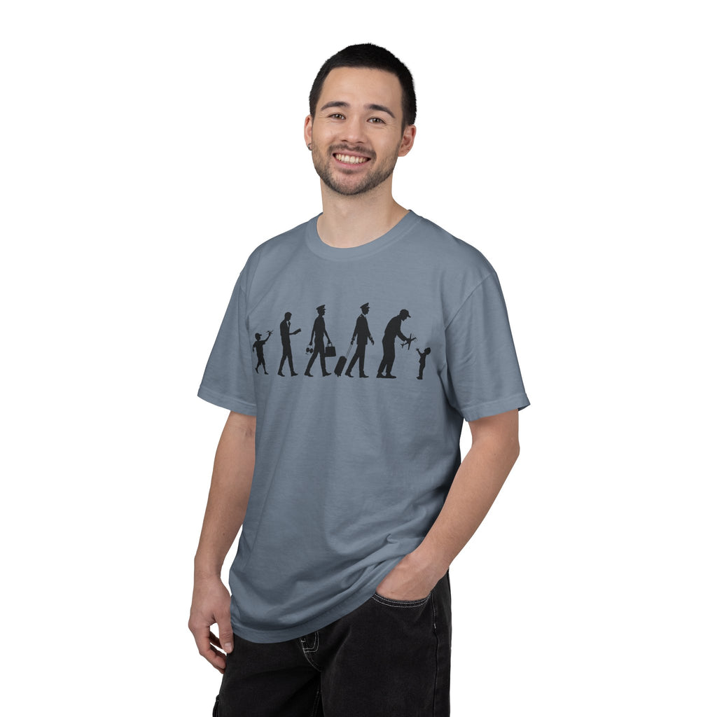 Pilot Evolution T-Shirt — Pilot Lifecycle Silhouette Tee