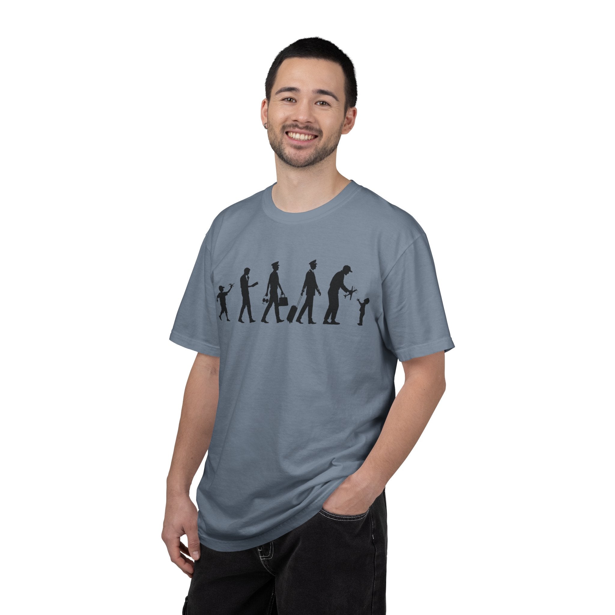 Pilot Evolution T-Shirt — Pilot Lifecycle Silhouette Tee