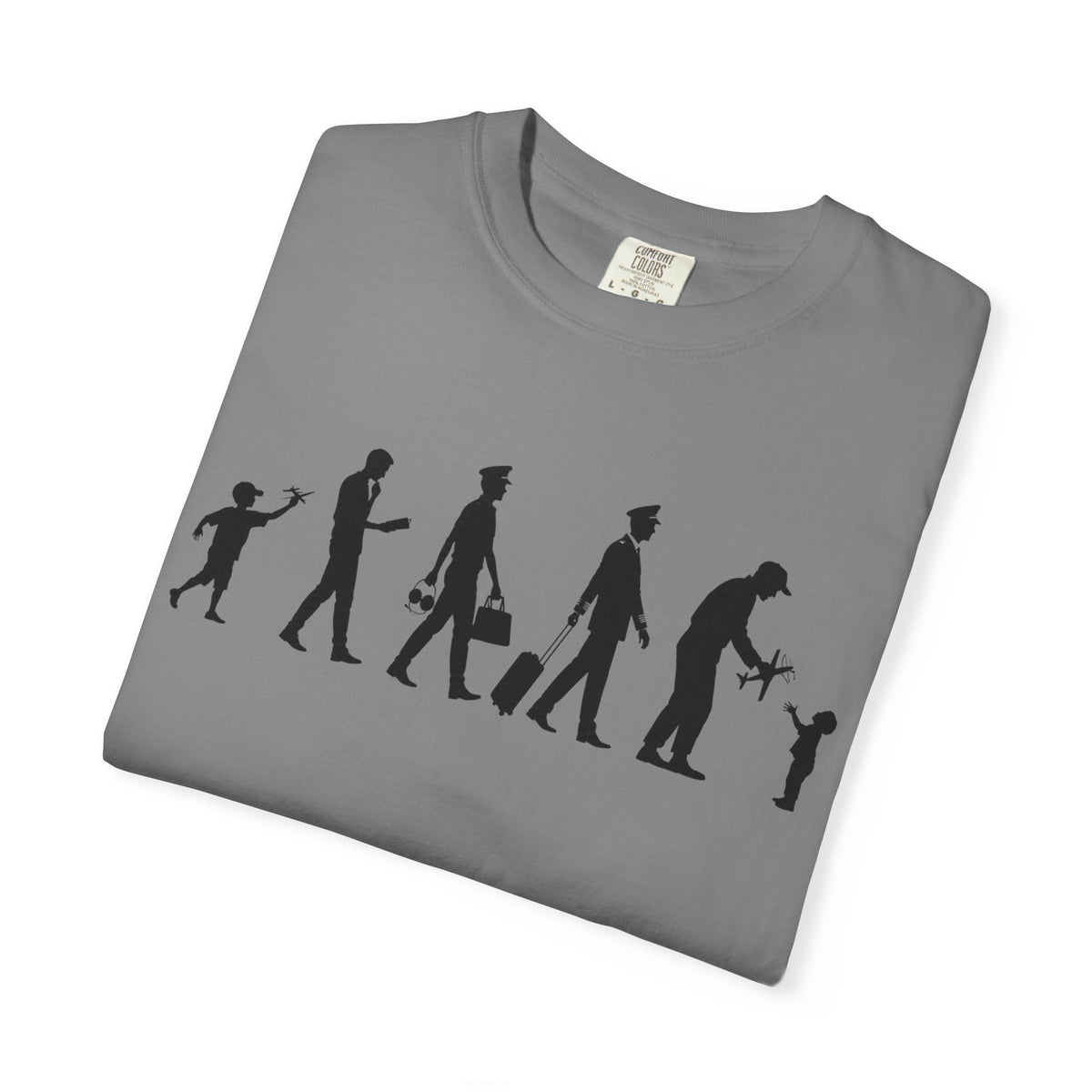Pilot Evolution T-Shirt — Pilot Lifecycle Silhouette Tee