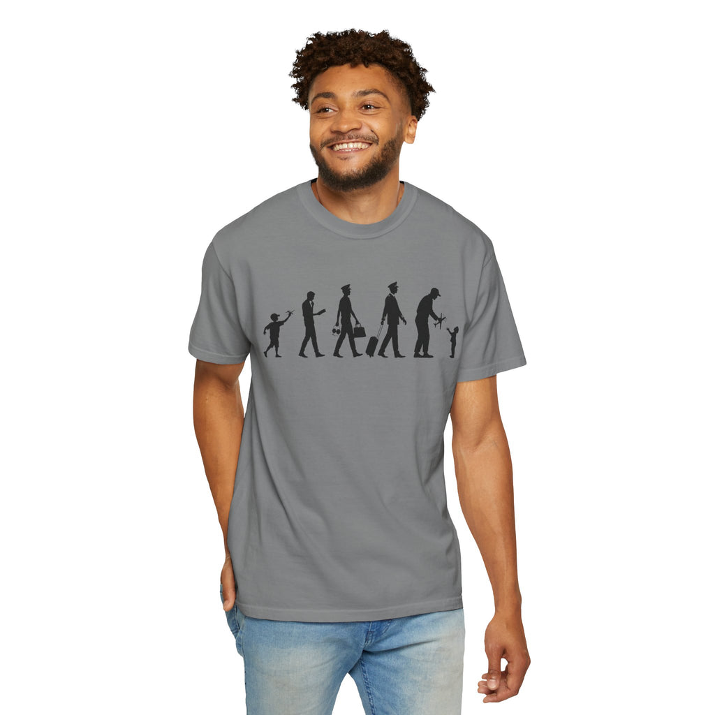 Pilot Evolution T-Shirt — Pilot Lifecycle Silhouette Tee