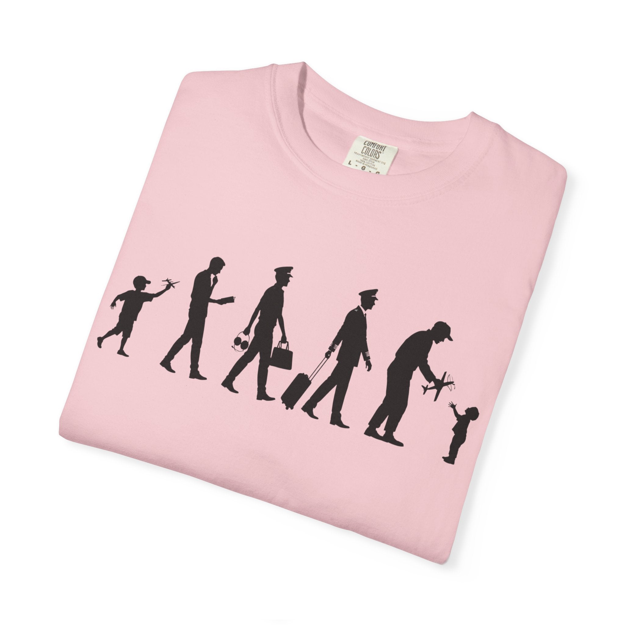 Pilot Evolution T-Shirt — Pilot Lifecycle Silhouette Tee