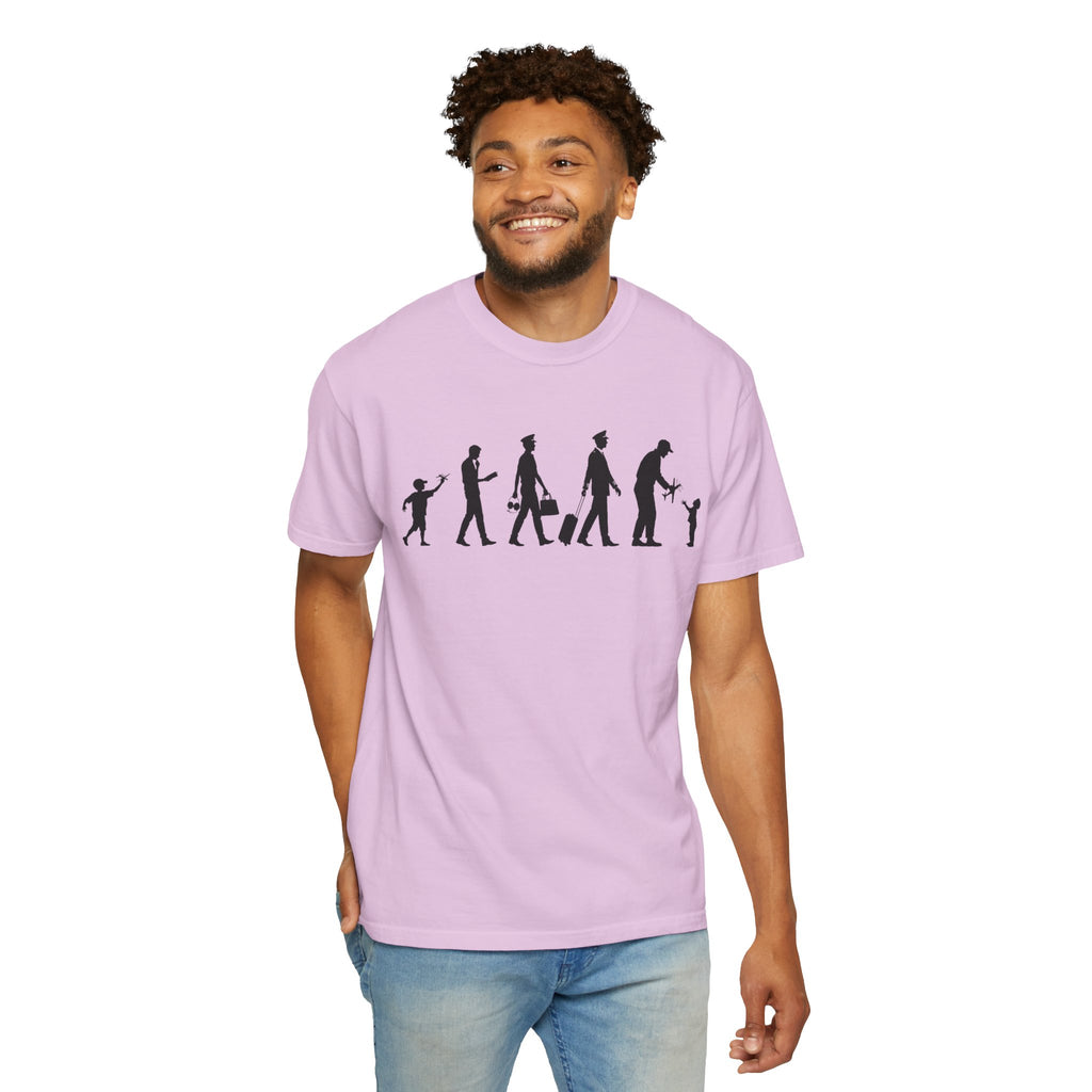Pilot Evolution T-Shirt — Pilot Lifecycle Silhouette Tee