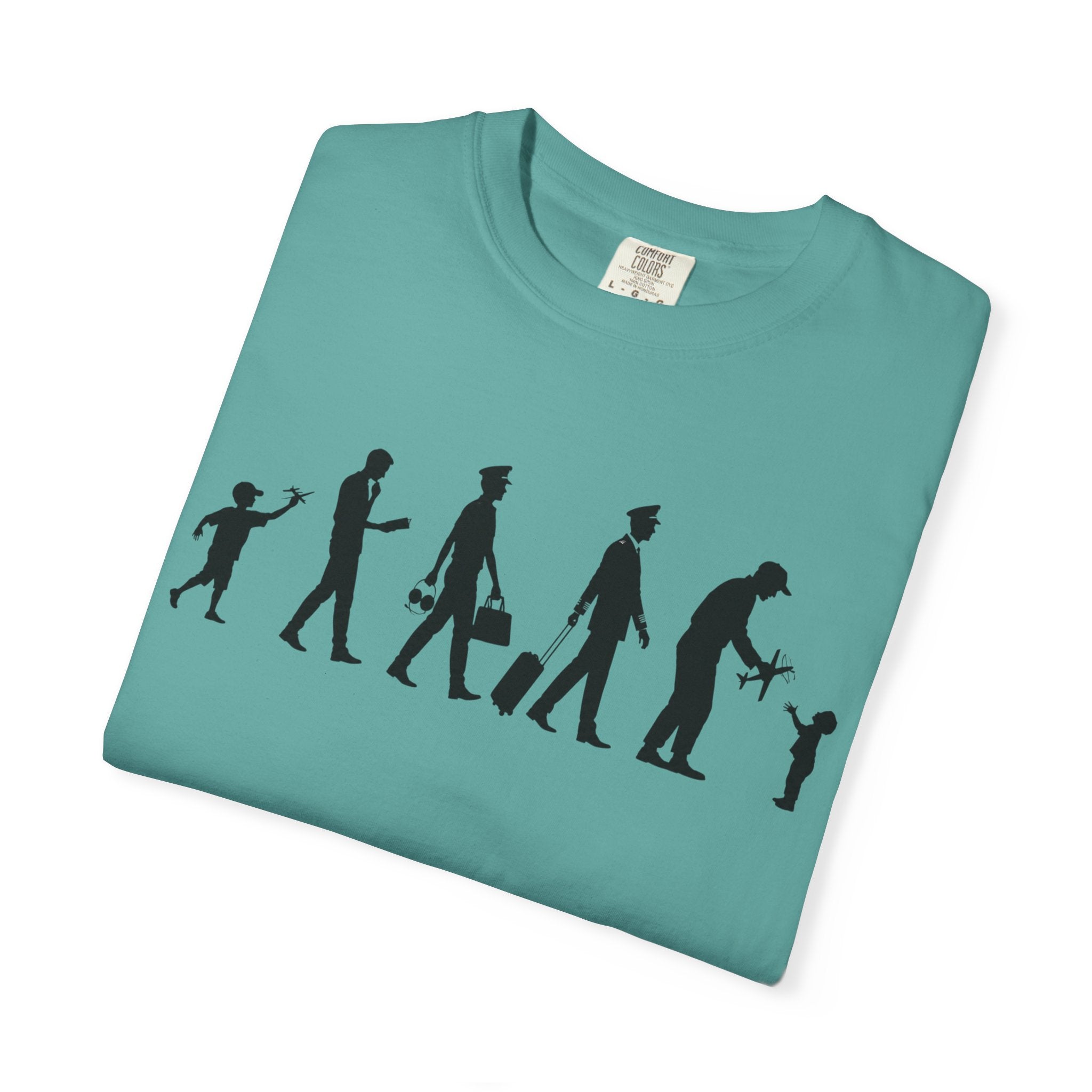 Pilot Evolution T-Shirt — Pilot Lifecycle Silhouette Tee