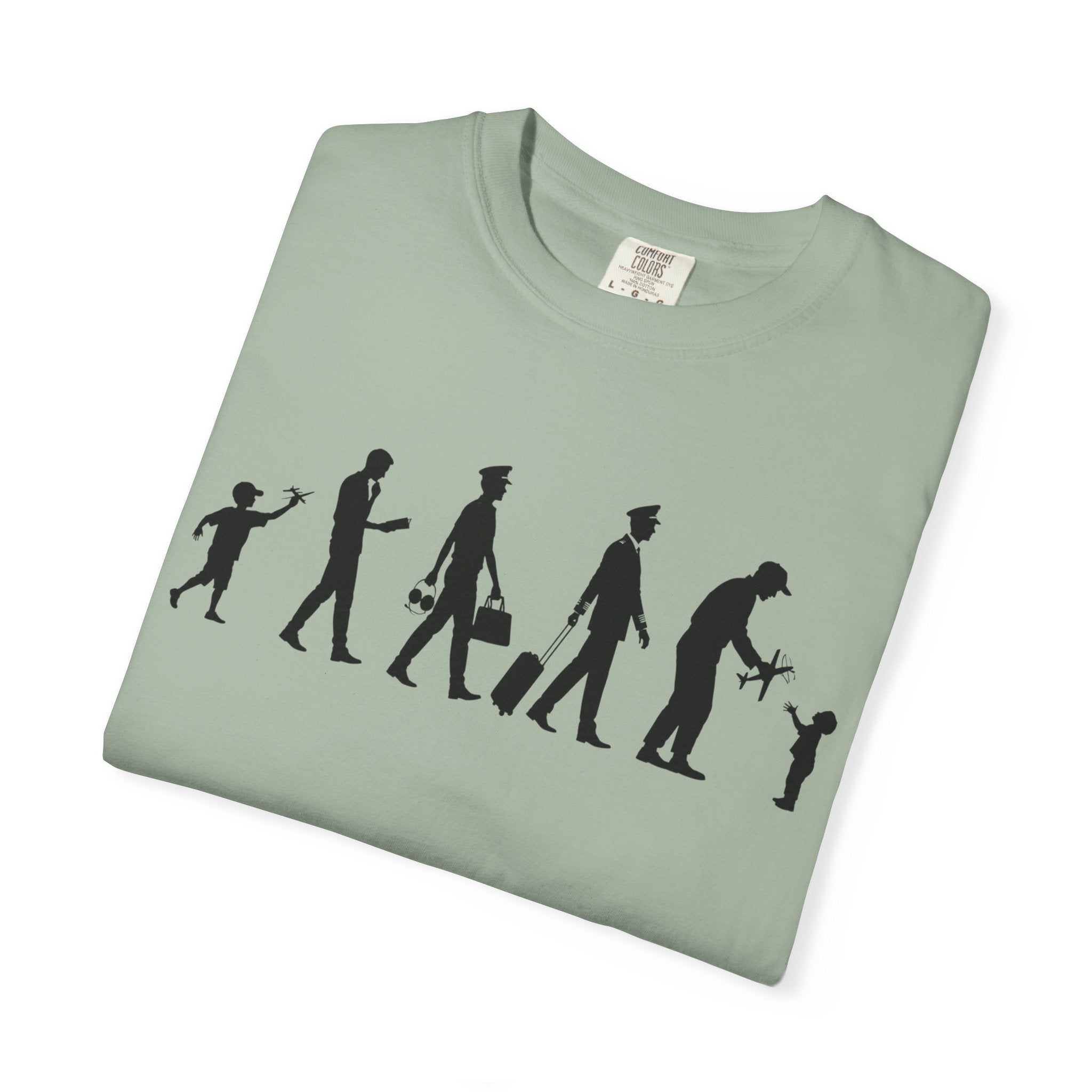 Pilot Evolution T-Shirt — Pilot Lifecycle Silhouette Tee