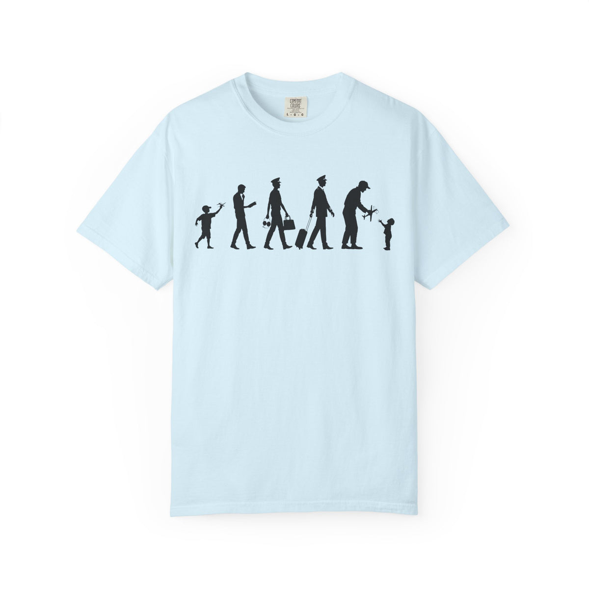 Pilot Evolution T-Shirt — Pilot Lifecycle Silhouette Tee