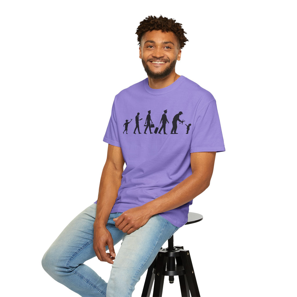 Pilot Evolution T-Shirt — Pilot Lifecycle Silhouette Tee