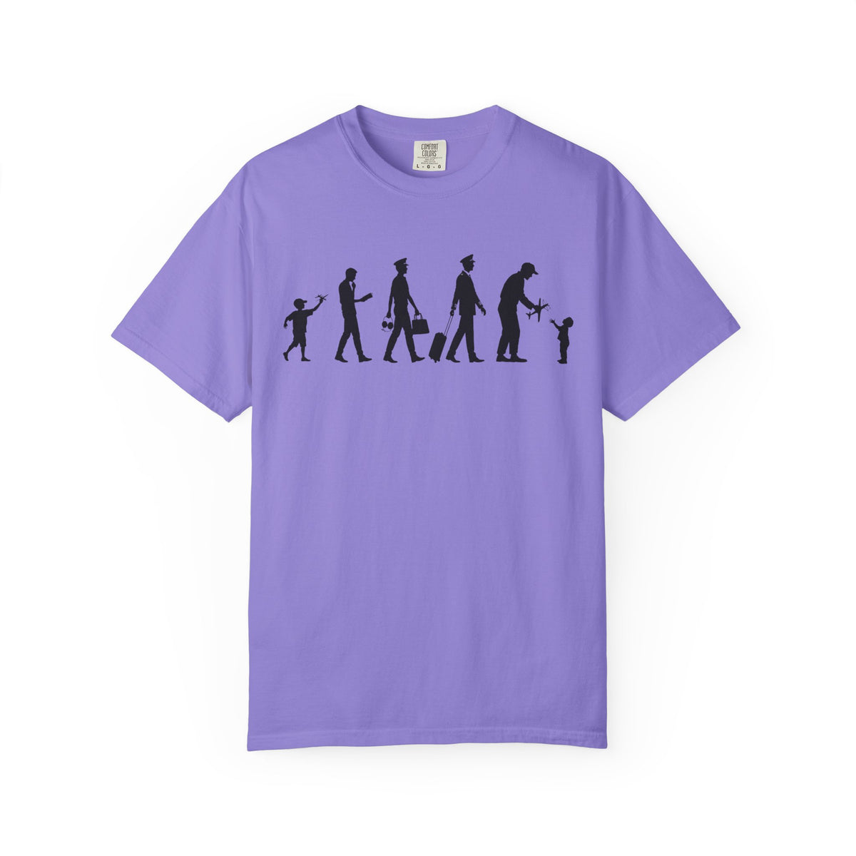 Pilot Evolution T-Shirt — Pilot Lifecycle Silhouette Tee