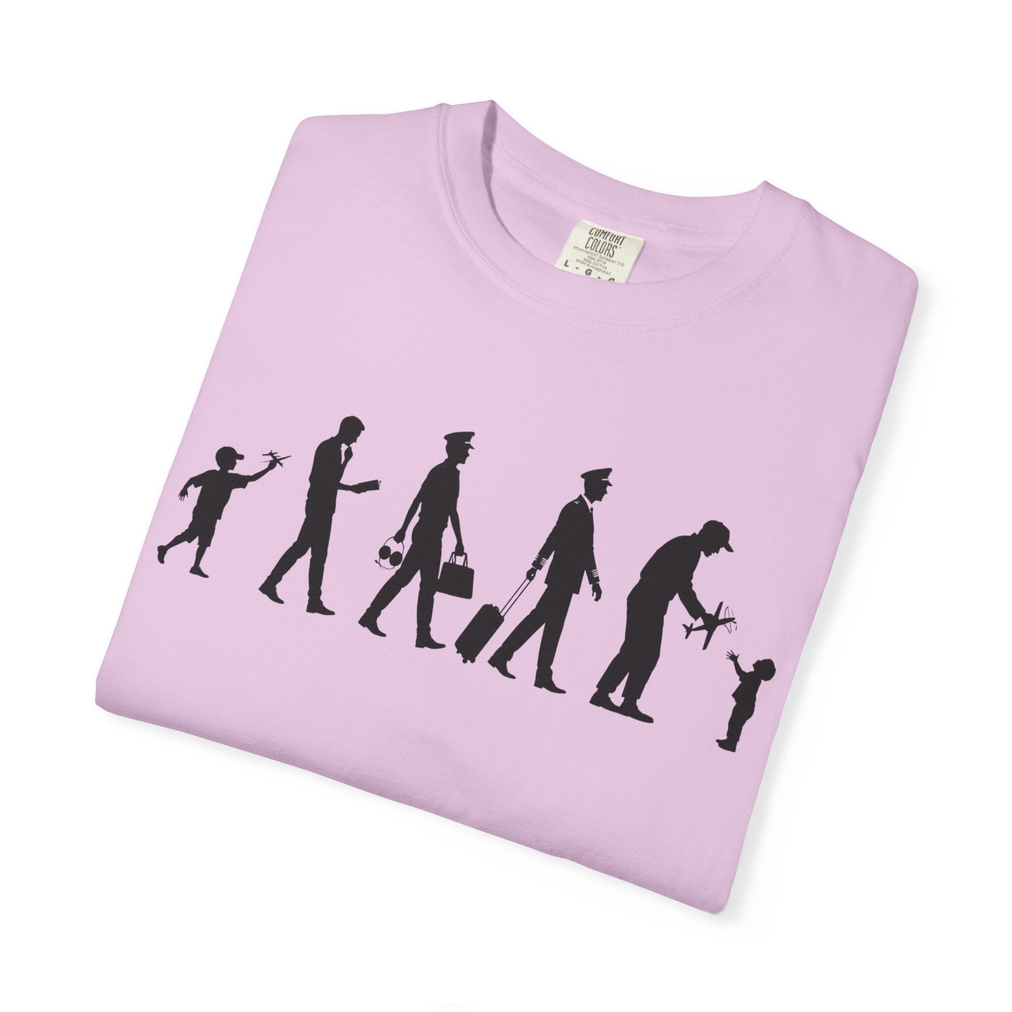Pilot Evolution T-Shirt — Pilot Lifecycle Silhouette Tee