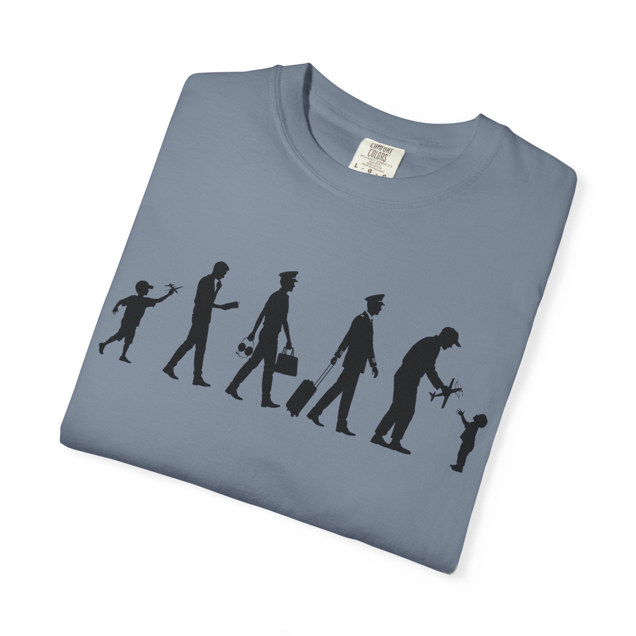 Pilot Evolution T-Shirt — Pilot Lifecycle Silhouette Tee