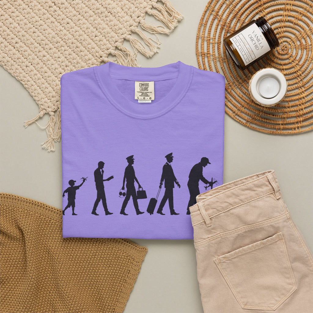 Pilot Evolution T-Shirt — Pilot Lifecycle Silhouette Tee