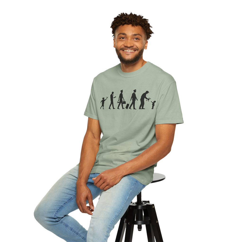 Pilot Evolution T-Shirt — Pilot Lifecycle Silhouette Tee