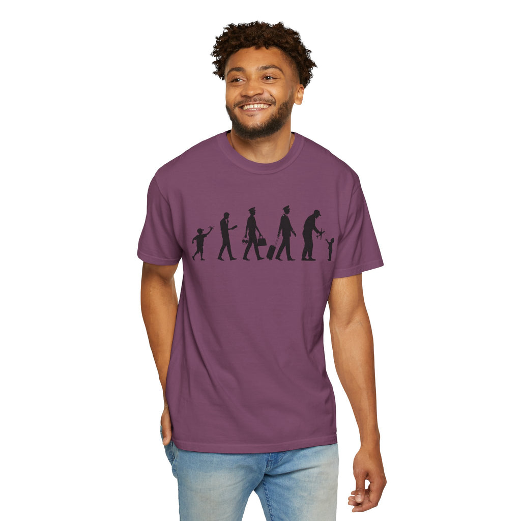 Pilot Evolution T-Shirt — Pilot Lifecycle Silhouette Tee