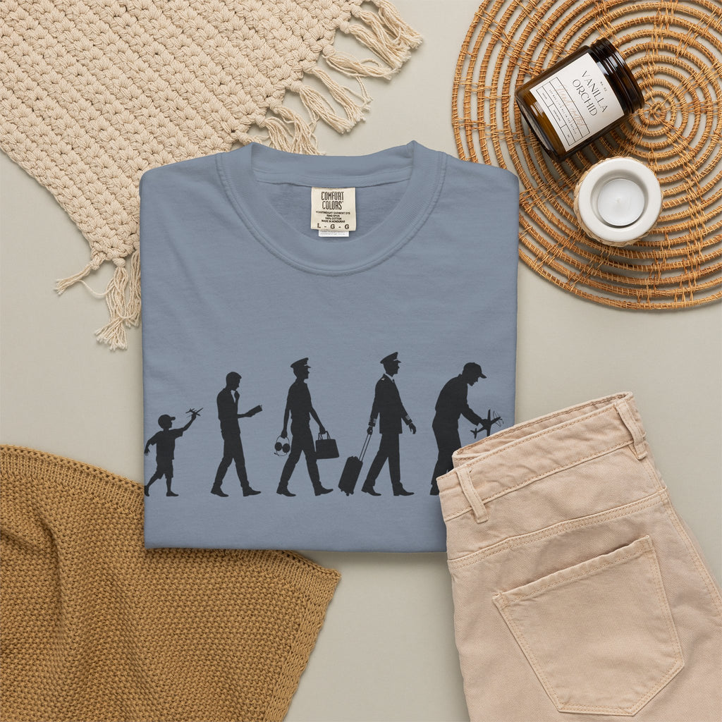 Pilot Evolution T-Shirt — Pilot Lifecycle Silhouette Tee