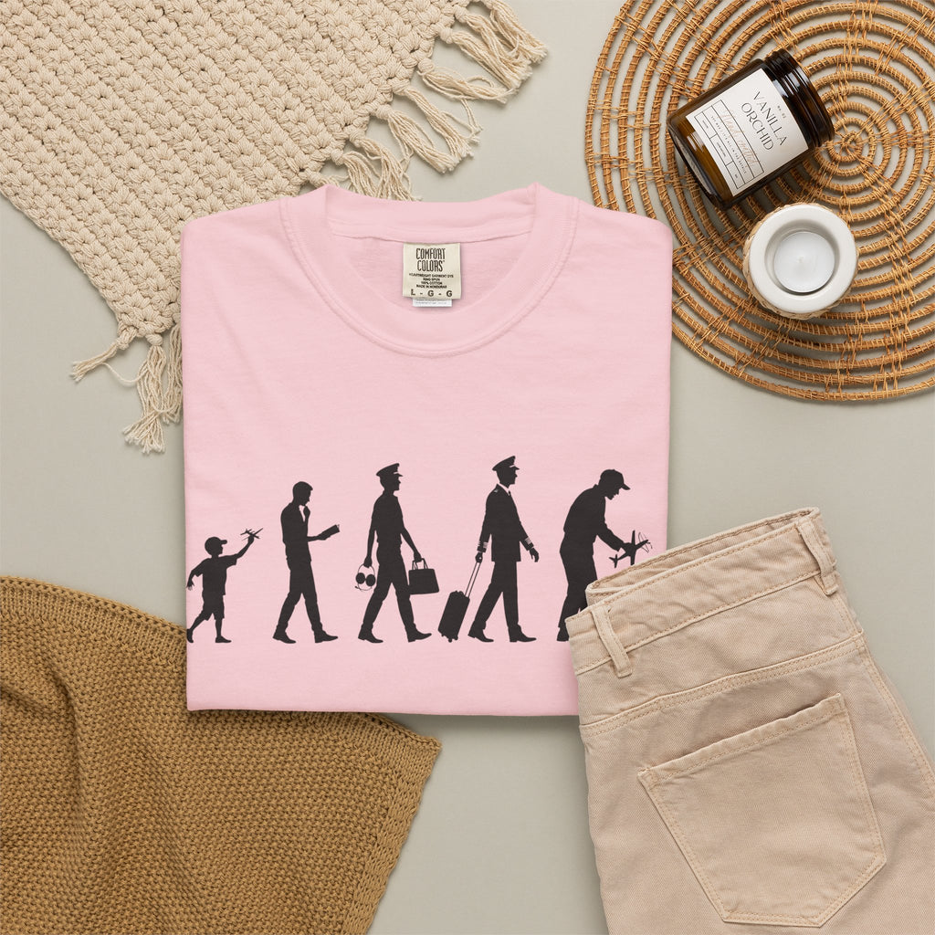 Pilot Evolution T-Shirt — Pilot Lifecycle Silhouette Tee