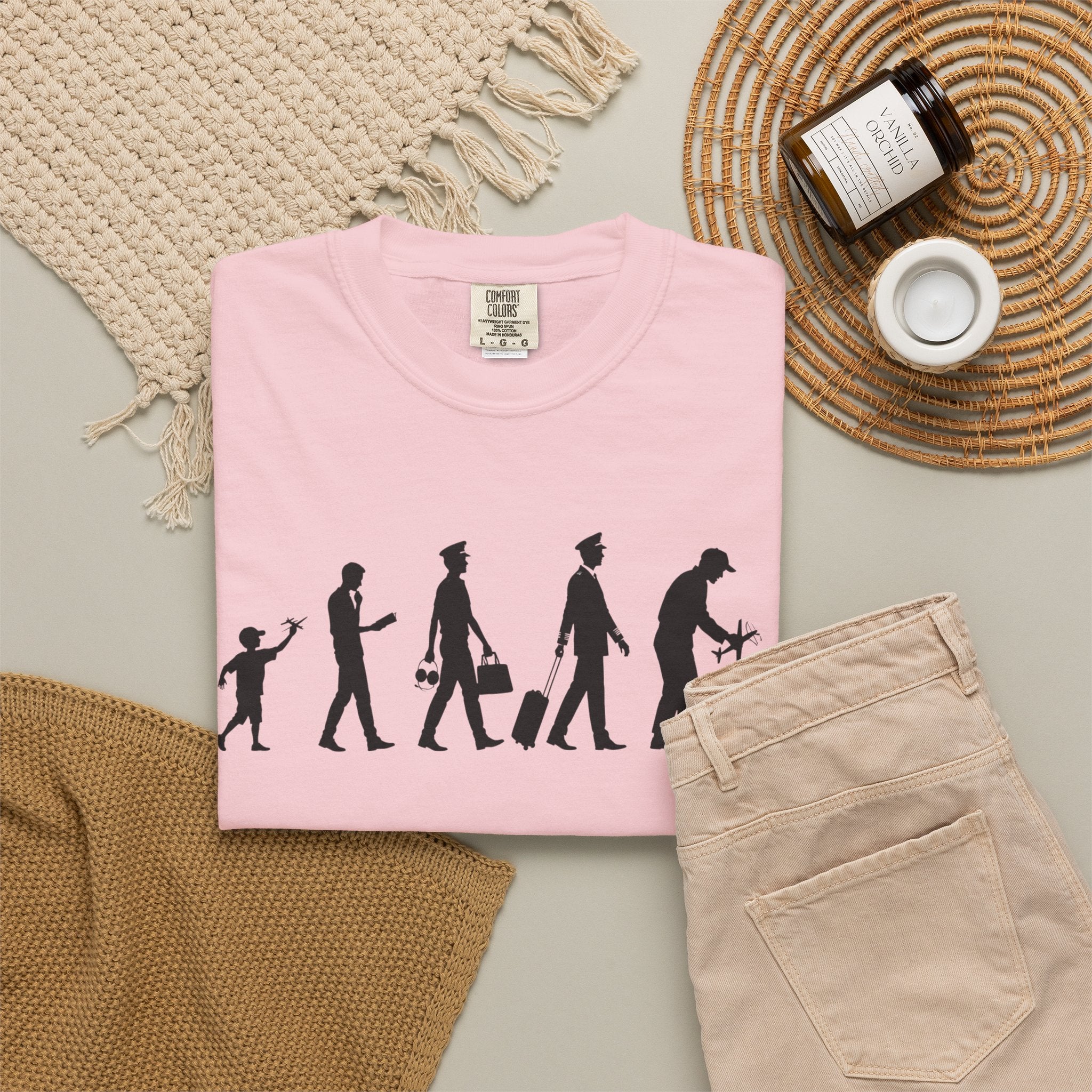 Pilot Evolution T-Shirt — Pilot Lifecycle Silhouette Tee